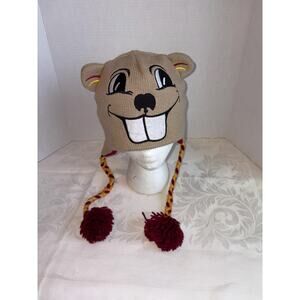 Zoozatz Minnesota Golden Gophers Mascot Knit Winter Hat Adult Size